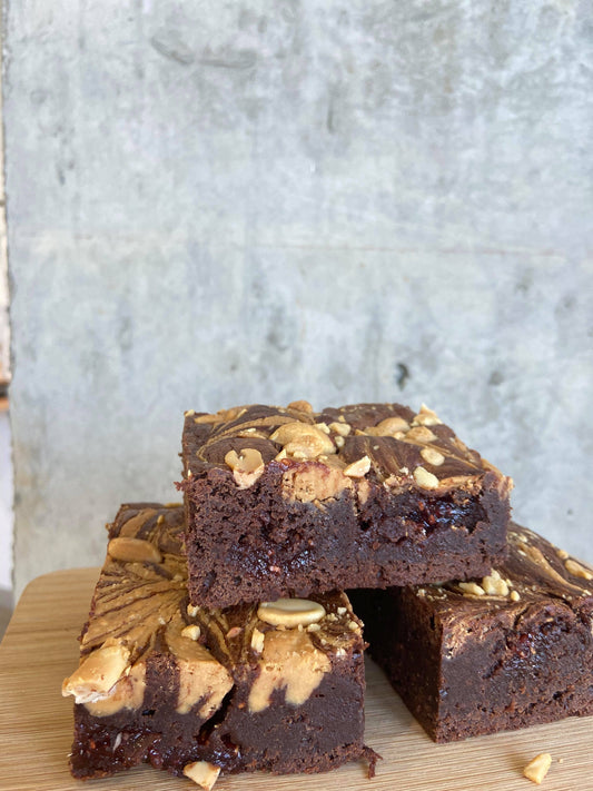 GF Peanut butter fudge brownies